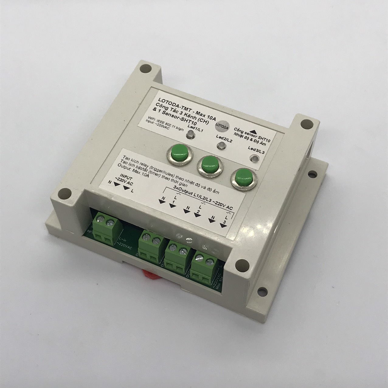 THIẾT BỊ USENSE WIFI 3 KÊNH RELAY OUTPUT 220VAC