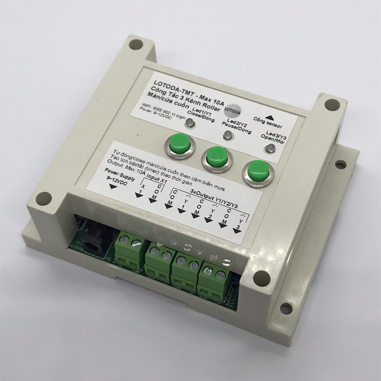 THIẾT BỊ CÔNG TẮC USENSE WIFI 3 KÊNH ĐIỀU KHIỂN CỬA CUỐN